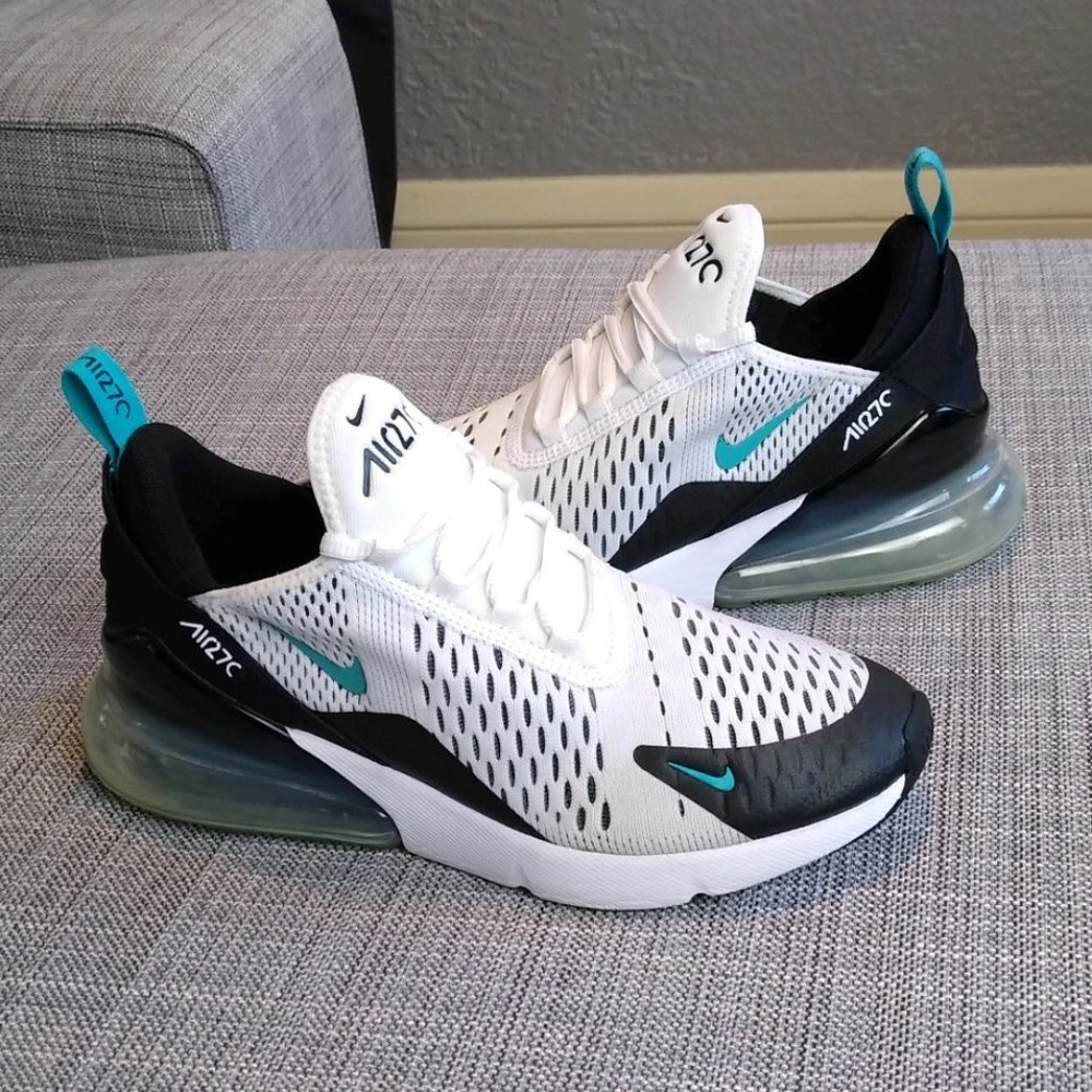 Nike Air Max 270 White Dusty Cactus Size 8 EUC!